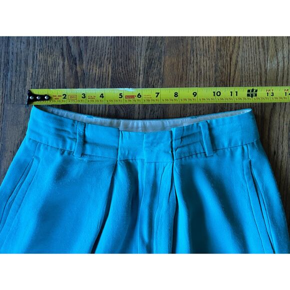 GOLDEN GOOSE Deluxe Brand Green Wide Leg Pants Trousers Women's Size 24 - Picture 6 of 10